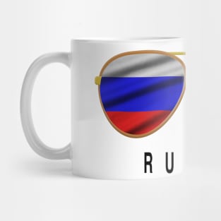 Russia Sunglasses, Russia Flag, Russia gift ,   Russian , Mug